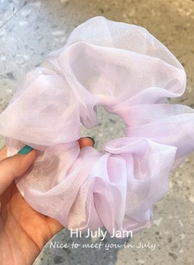 Organza, scrunchie
