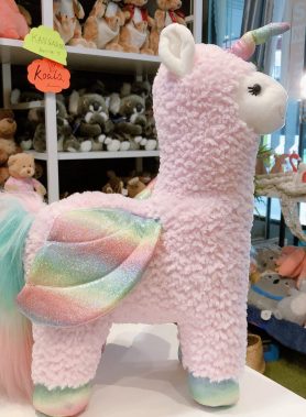 GUND NWT PINK LLAMACORN: SPARKLES PINK WITH WINGS PLUSH TOY 40CM