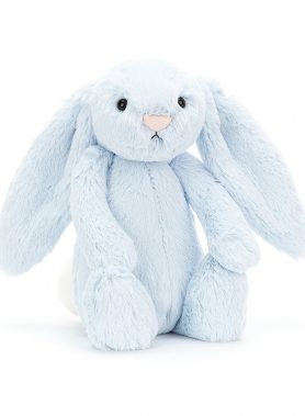 Jellycat NWT Blue Bashful Bunny Plush Toy H31 X W12 CM