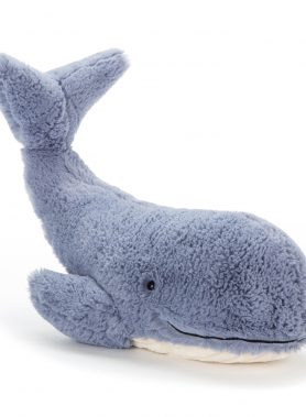 Jellycat NWT Blue Small Wilbur Whale Plush Toy H20 X W46 CM